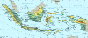 Карта Индонезии на русском языке. Кликните для увеличения.