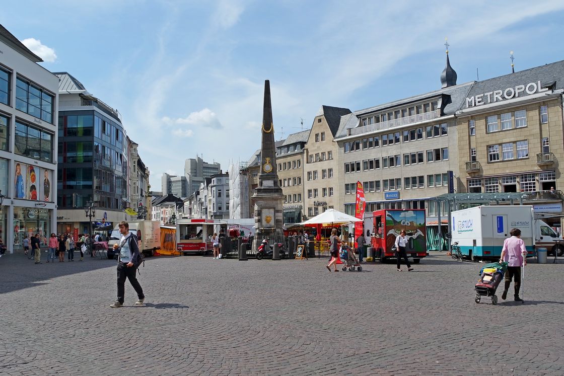 Рыночная площадь Markt - Город Бонн