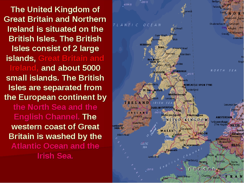 The smallest island is great britain. The United Kingdom of great Britain and Northern Ireland карта. Карта Великобритании на английском языке. Королевство Великобритания на английском. Карта британских островов на английском.