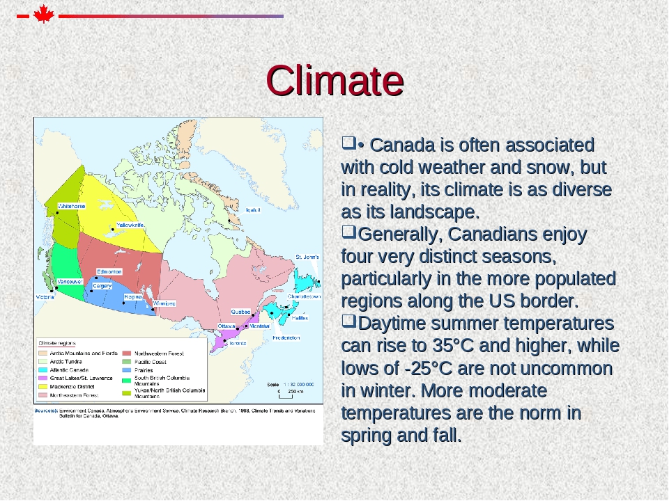 Сходства и различия сша и канады кратко. Климат Канады карта. Климатическая карта Канады. Климат Канады кратко. Канада климат на английском языке.