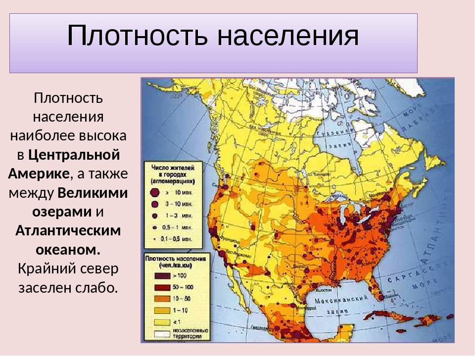 Куда плотный. Карта плотности населения Северной Америки. Плотность населения Северной Америки. Какая плотность населения в Северной Америке. Плотность населения центральной Америки карта.