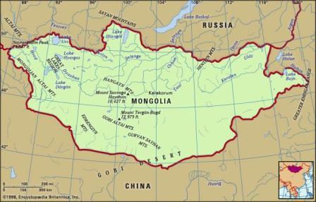 монголия климат