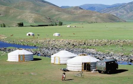 какой климат в монголии