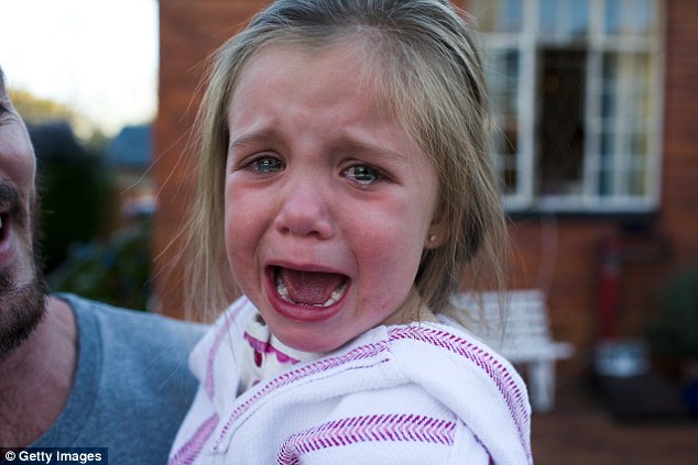Tantrum time: Any parent of a young child will know that tantrums can strike at any moment - and for any reason