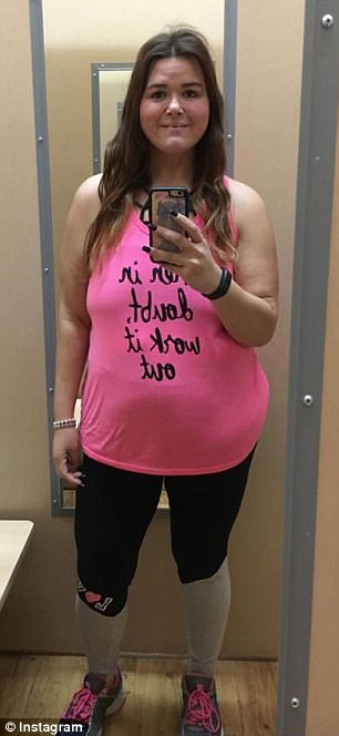 Telling the truth: She has gained thousands of fans on social media for baring her excess skin in an effort to show people the true effects of obesity