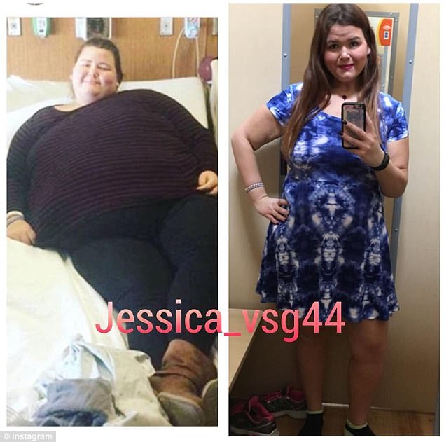 Not for everyone: Jessica was driven to lose weight after a heartbreaking conversation with her mother 