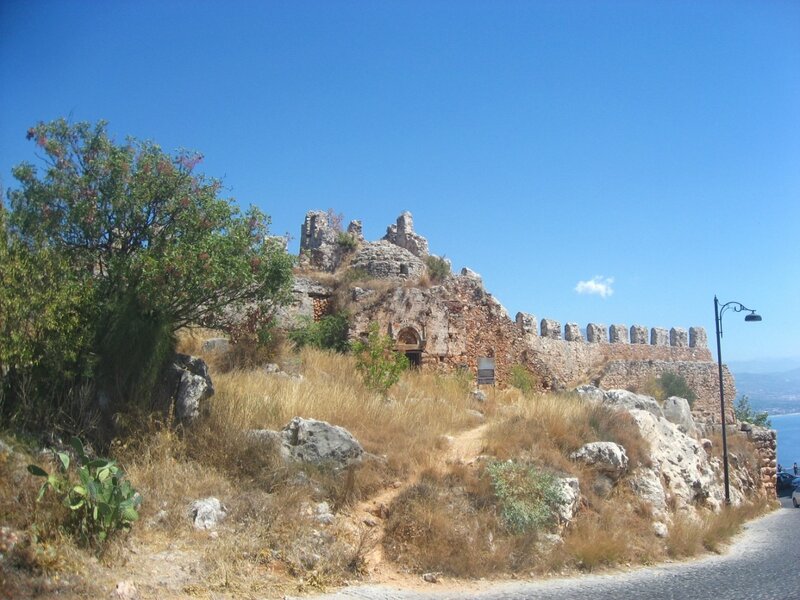 Ичкале - крепость на горе в Аланьи - Смотровые площадки, Руины, Море, Крепость, Горы - turkey, alanya