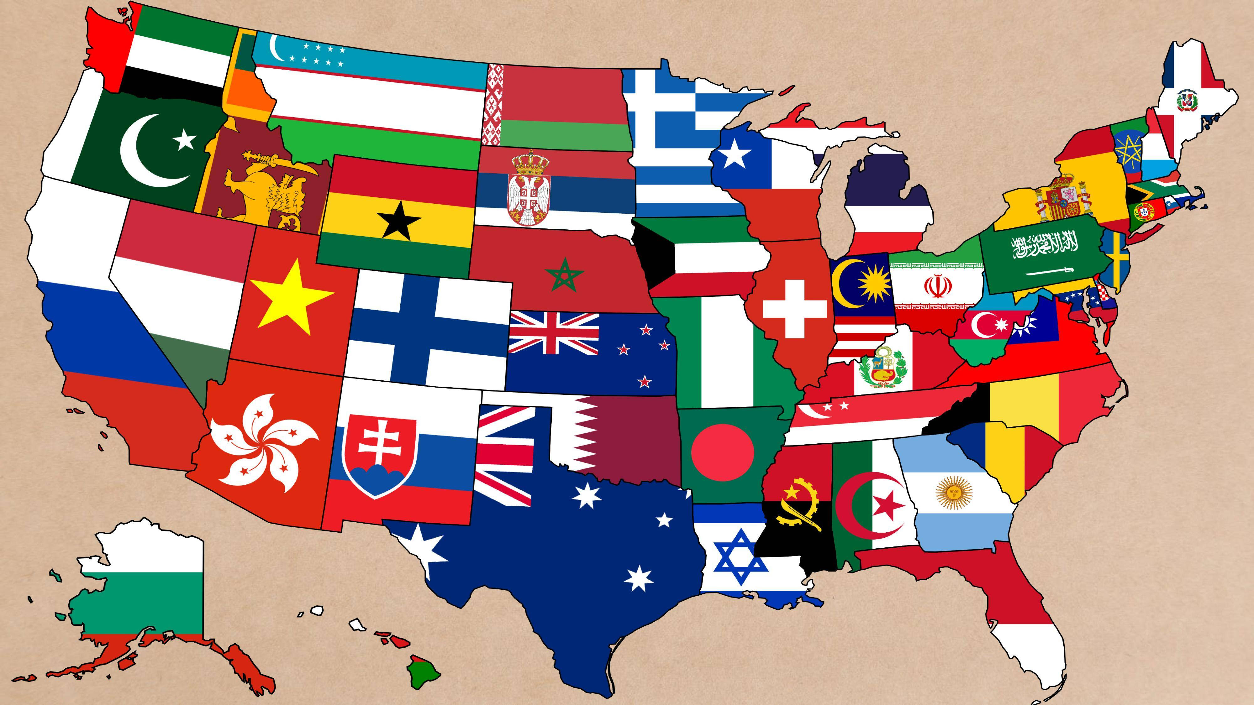 Игра страна сша. Карта с флагами. Американское государство. Карта Штатов Америки с флагами. Планета с флагами стран.