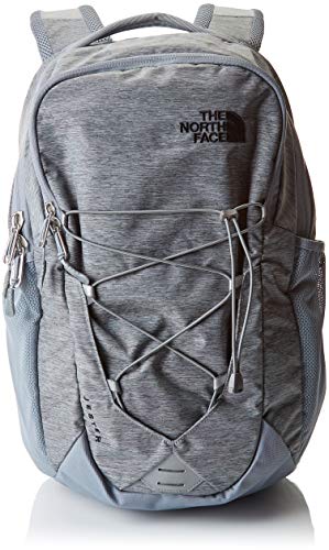The North Face Jester Backpack, Mid Grey Dark Heather/TNF Black, One Size