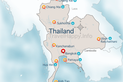 Thailand Map, image copyright CM