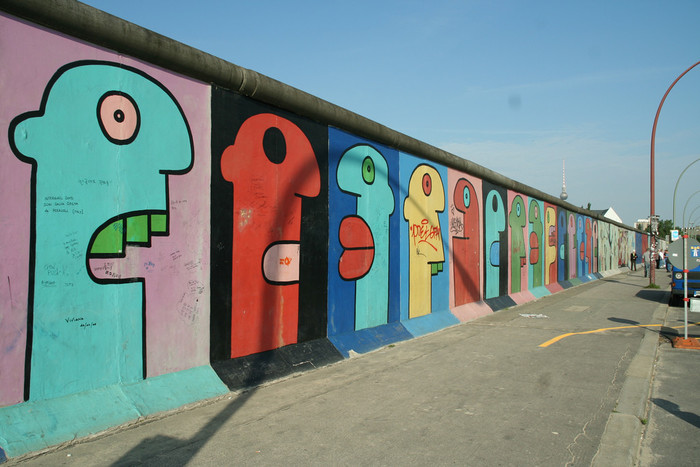 Достопримечательности Германии фото Берлинская стена