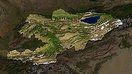 карта: География Киргизии