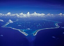 Расположение островов Кука