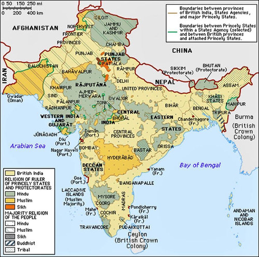 ​Южная Азия к 1947 году - Конец Португальской Индии 