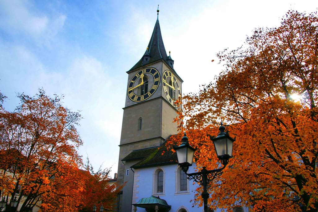 Церковь Святого Петра в Цюрихе