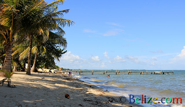 Beach southern Belize.