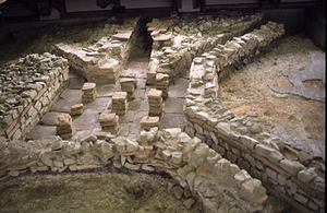 Ancient Roman plumbing system