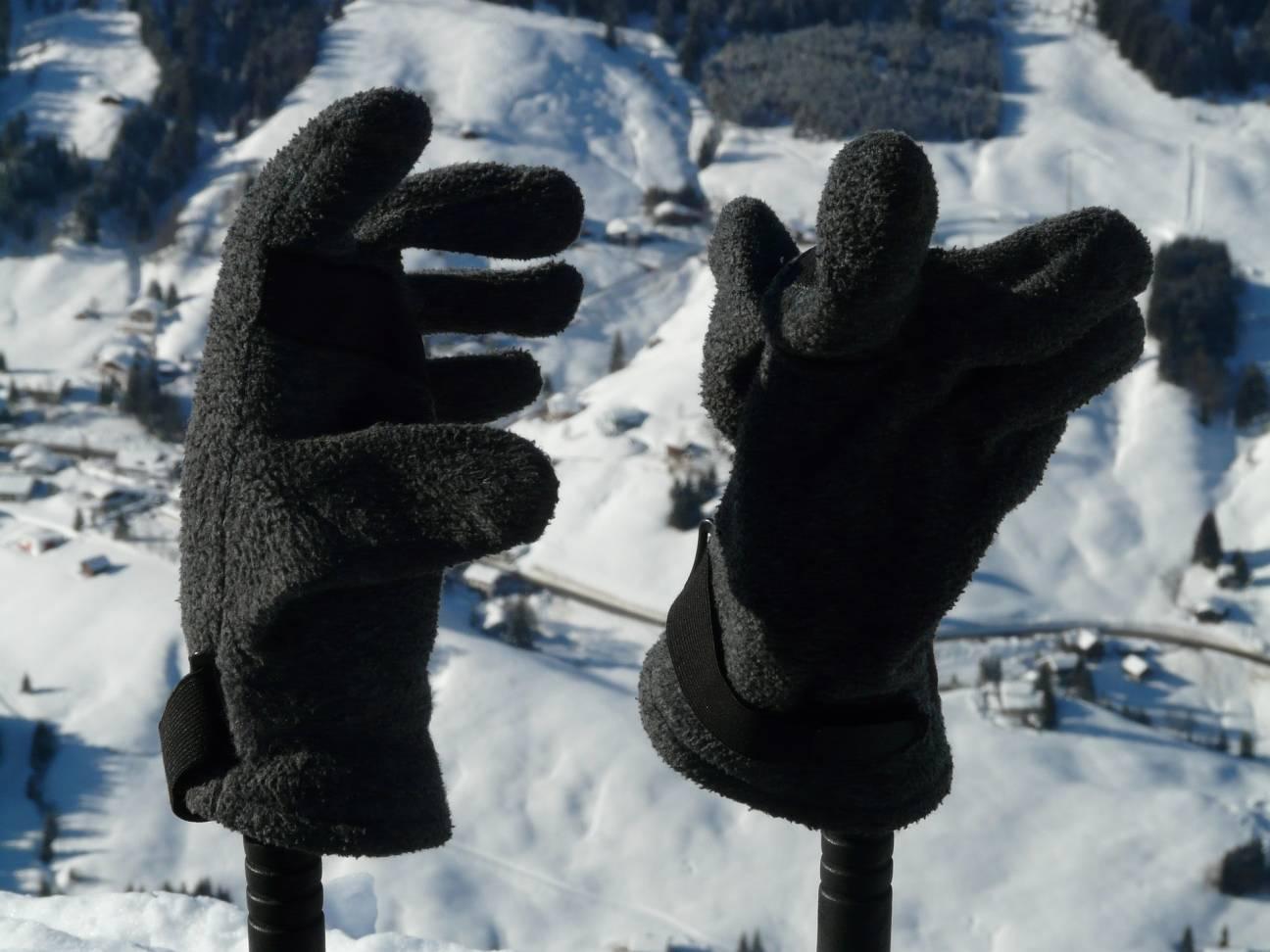Туристические перчатки из флиса