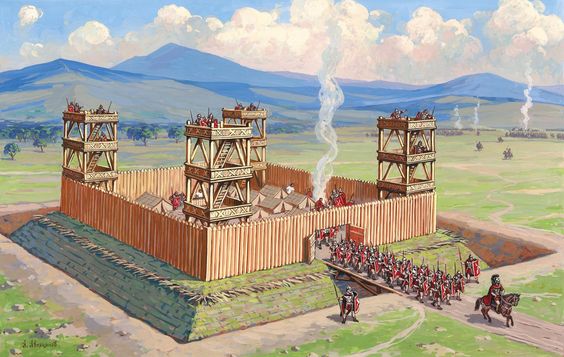 Военный лагерь римлян