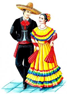 костюм народов Мексики